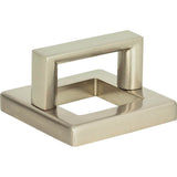 Tableau Square Base and Top 1 7/16 Inch (c-c) Brushed Nickel