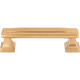 Atlas - Wadsworth Pull 3 3/4 Inch (c-c) Warm Brass - Warm Brass