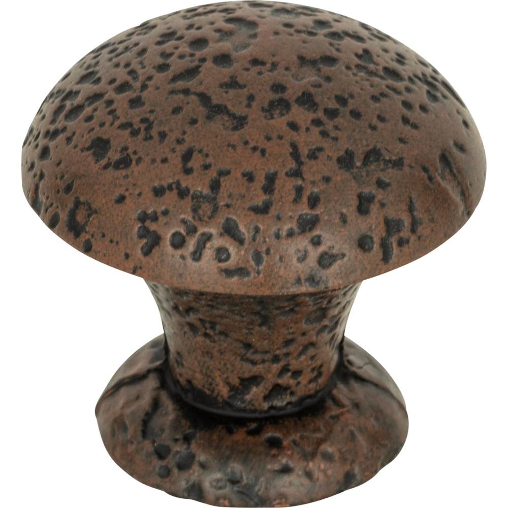 Atlas - Olde World Knob 1 3/8 Inch Rust - Rust