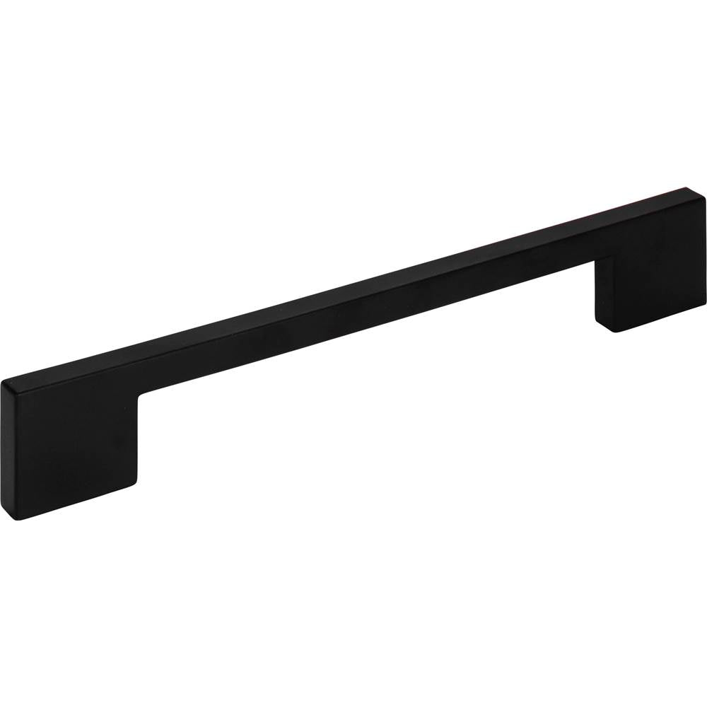 Thin Square Pull 7 9/16 Inch (c-c) Matte Black
