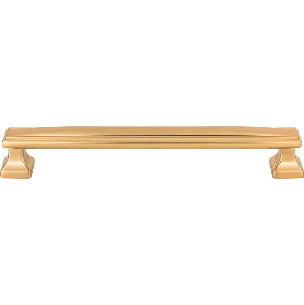 Atlas - Wadsworth Pull 7 9/16 Inch (c-c) Warm Brass - Warm Brass
