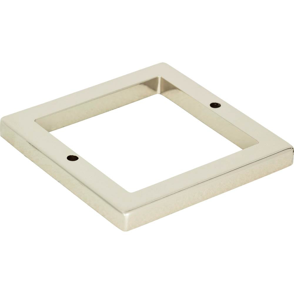 Tableau Square Base 2 1/2 Inch Brushed Nickel
