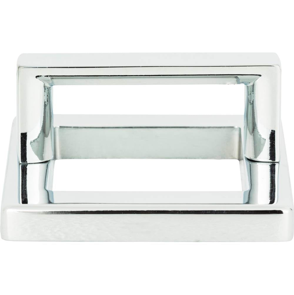 Atlas - Tableau Square Base and Top 1 13/16 Inch (c-c) Polished Chrome - Polished Chrome