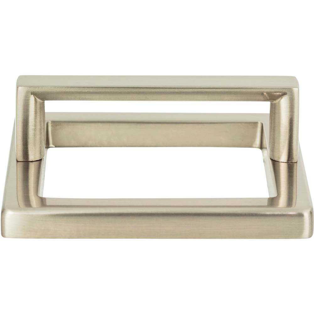 Atlas - Tableau Square Base and Top 2 1/2 Inch (c-c) Brushed Nickel - Brushed Nickel