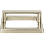 Atlas - Tableau Square Base and Top 2 1/2 Inch (c-c) Brushed Nickel - Brushed Nickel