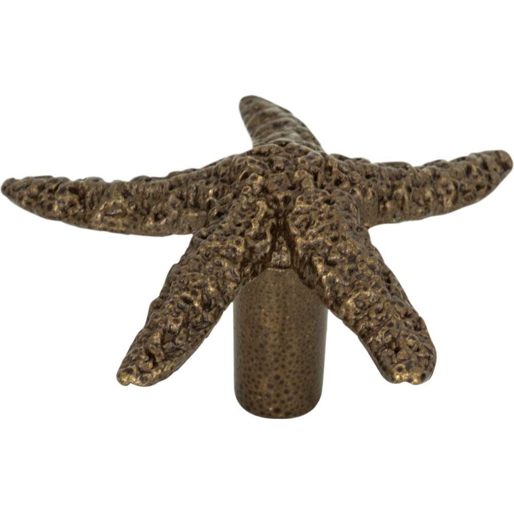 Atlas - Starfish Knob 2 Inch Burnished Bronze - Burnished Bronze