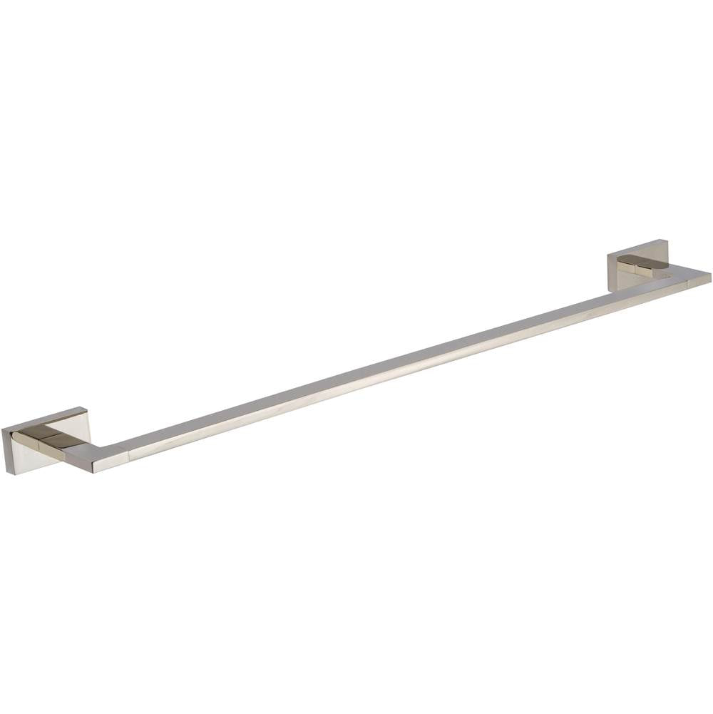 Atlas - Axel Bath Towel Bar 24 Inch Single Polished Nickel - Polished Nickel