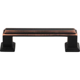 Atlas - Sutton Place Pull 3 Inch (c-c) Venetian Bronze - Venetian Bronze