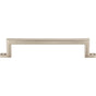 Atlas - Campaign Bar Pull 5 1/16 Inch (c-c) Brushed Nickel - Brushed Nickel