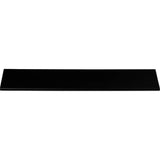 Atlas - Tab Edge Pull 8 13/16 Inch (c-c) Matte Black - Matte Black
