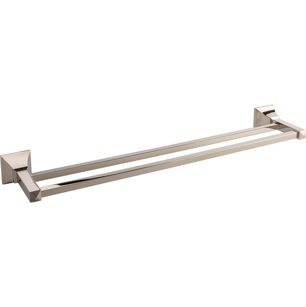 Atlas - Gratitude Bath Towel Bar 24 Inch Double Polished Nickel - Polished Nickel