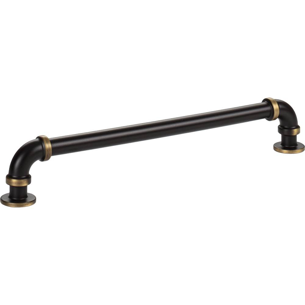 Steam Punk Pull 7 9/16 Inch (c-c) Matte Black