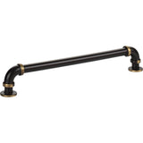 Steam Punk Pull 7 9/16 Inch (c-c) Matte Black