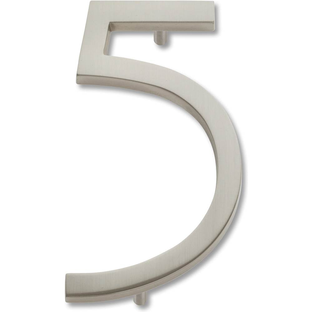 Atlas - Modern Avalon No.5  Brushed Nickel - Brushed Nickel