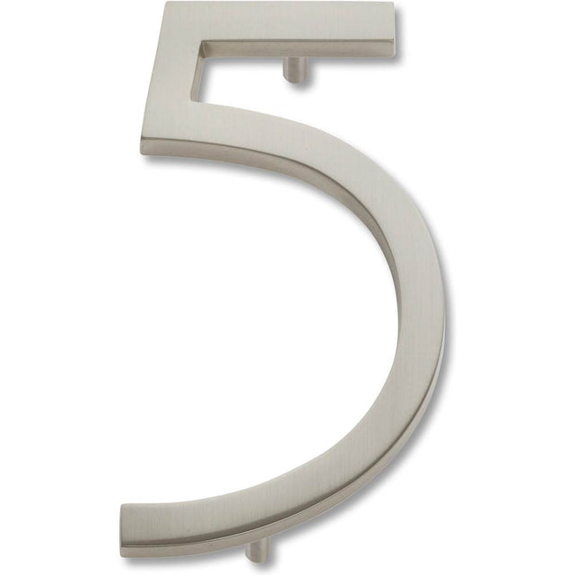 Atlas - Modern Avalon No.5  Brushed Nickel - Brushed Nickel
