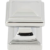 Atlas - Wadsworth Knob 1 1/4 Inch Polished Chrome - Polished Chrome