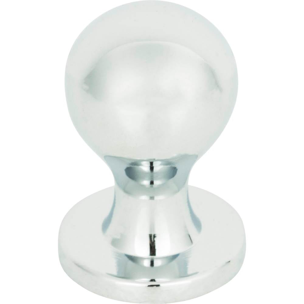 Atlas - Nipple Knob 3/4 Inch Polished Chrome - Polished Chrome