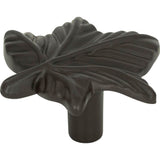 Vineyard Leaf Knob 2 Inch Aged Bronze