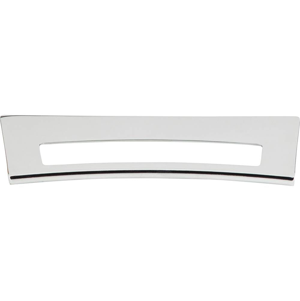 Atlas - Mid Century Tab Pull 5 1/16 Inch (c-c) Polished Chrome - Polished Chrome