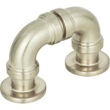Steam Punk Finger Pull 1 5/16 Inch (c-c) Matte Black