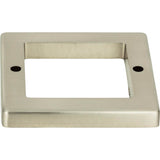 Atlas - Tableau Square Base 1 13/16 Inch Brushed Nickel - Brushed Nickel