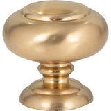 Atlas - Victoria Knob 1 1/4 Inch Warm Brass - Warm Brass