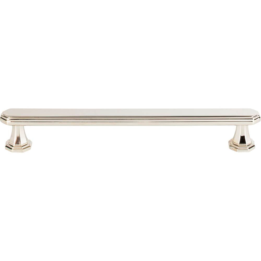 Atlas - Dickinson Pull 6 5/16 Inch (c-c) Polished Nickel - Polished Nickel
