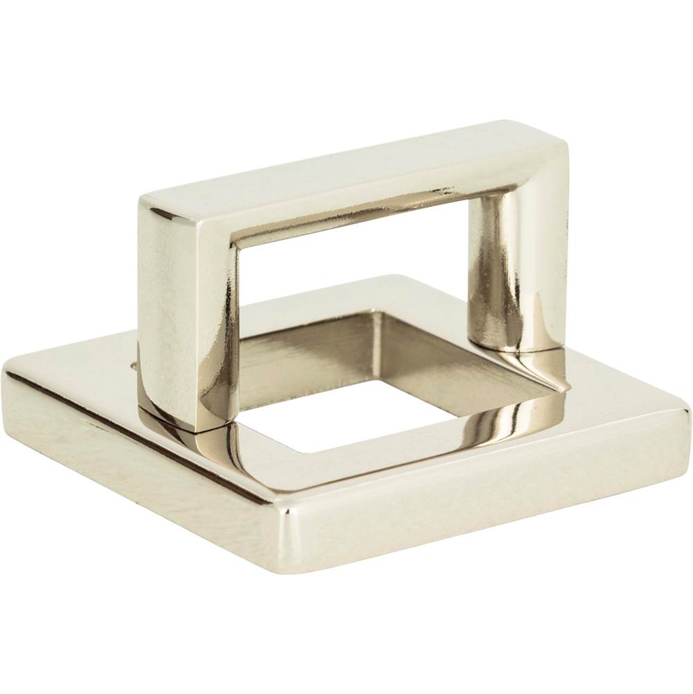 Tableau Square Base and Top 1 7/16 Inch (c-c) Brushed Nickel