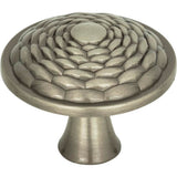 Atlas - Mandalay Round Knob 1 5/16 Inch Brushed Nickel - Brushed Nickel