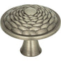 Atlas - Mandalay Round Knob 1 5/16 Inch Brushed Nickel - Brushed Nickel