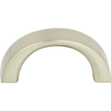 Atlas - Tableau Curved Pull 1 7/16 Inch (c-c) Brushed Nickel - Brushed Nickel