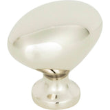 Robin Egg Knob 1 1/4 Inch Brushed Nickel