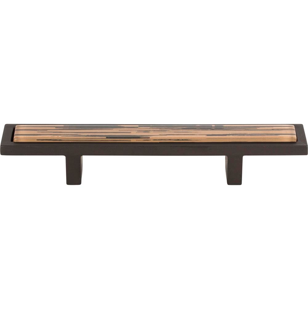 Atlas - Spa Brown Tiger Pull 3 Inch (c-c) Aged Bronze - Aged Bronze