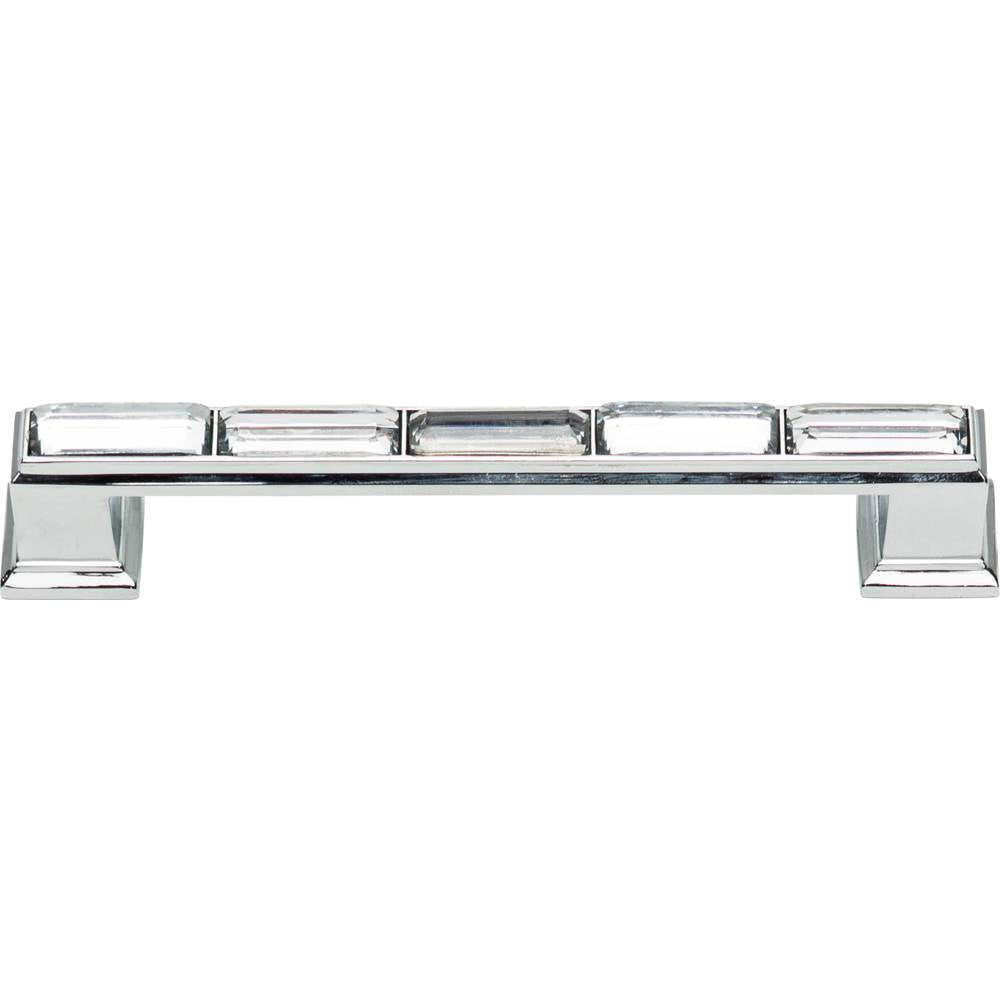 Legacy Crystal Pull 5 1/16 Inch (c-c) Matte Black