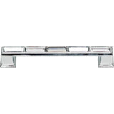 Legacy Crystal Pull 5 1/16 Inch (c-c) Matte Black