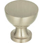 Atlas - Shelley Round Knob 1 1/4 Inch Brushed Nickel - Brushed Nickel