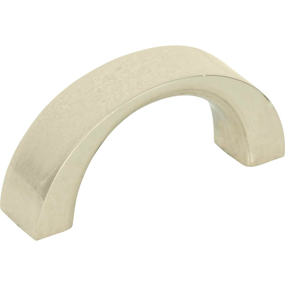Tableau Curved Pull 1 7/16 Inch (c-c) Brushed Nickel