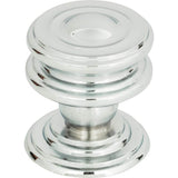 Atlas - Campaign Round Knob 1 1/4 Inch Polished Chrome - Polished Chrome