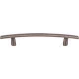Atlas - Curved Line Pull 5 1/16 Inch (c-c) Pewter - Pewter