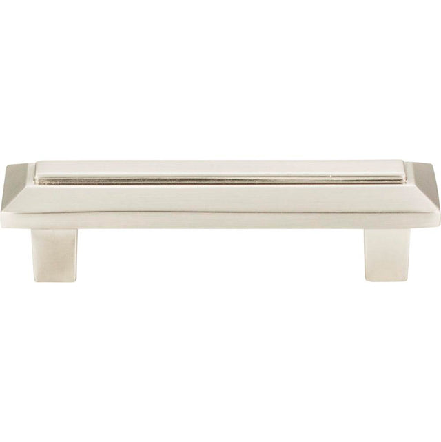 Atlas - Trocadero Pull 3 Inch (c-c) Brushed Nickel - Brushed Nickel