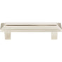 Atlas - Trocadero Pull 3 Inch (c-c) Brushed Nickel - Brushed Nickel