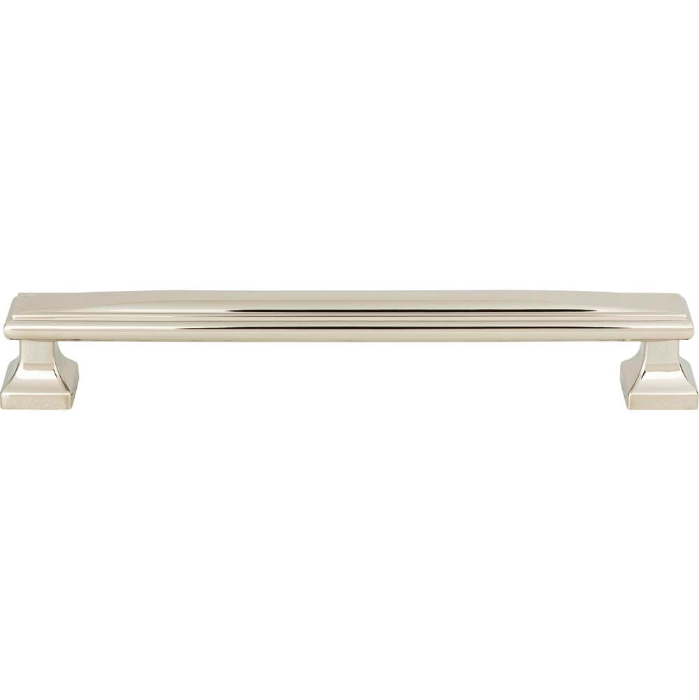 Atlas - Wadsworth Pull 7 9/16 Inch (c-c) Polished Nickel - Polished Nickel