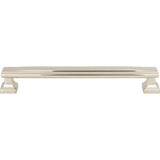 Atlas - Wadsworth Pull 7 9/16 Inch (c-c) Polished Nickel - Polished Nickel