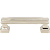 Atlas - Wadsworth Pull 3 3/4 Inch (c-c) Polished Nickel - Polished Nickel