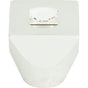 Atlas - Crystal Square Knob 1 Inch Matte Chrome - Matte Chrome