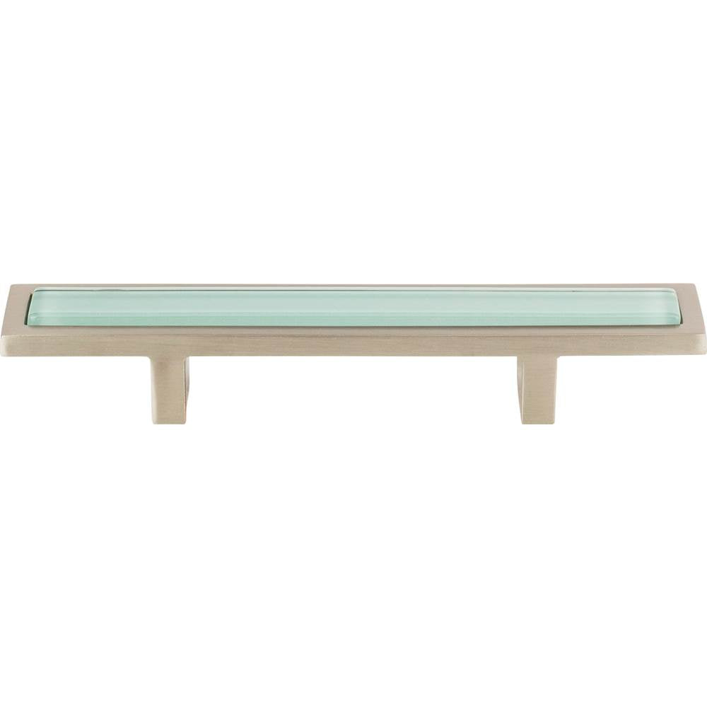 Atlas - Spa Green Pull 3 Inch (c-c) Brushed Nickel - Brushed Nickel