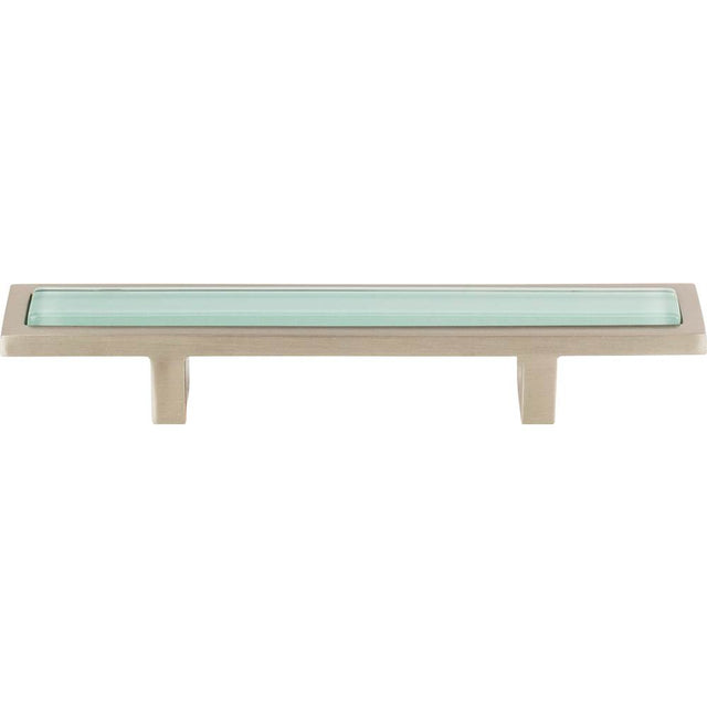 Atlas - Spa Green Pull 3 Inch (c-c) Brushed Nickel - Brushed Nickel