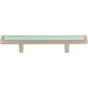 Atlas - Spa Green Pull 3 Inch (c-c) Brushed Nickel - Brushed Nickel
