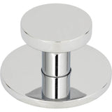 Atlas - Dot Knob 1 1/4 Inch Polished Chrome - Polished Chrome