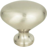 Atlas - Robin Egg Knob 1 1/4 Inch Brushed Nickel - Brushed Nickel